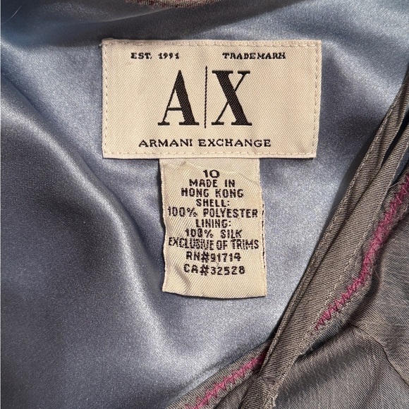 Vintage 2000 Armani Exchange Long Silk Slip Dress - Picture 10 of 10